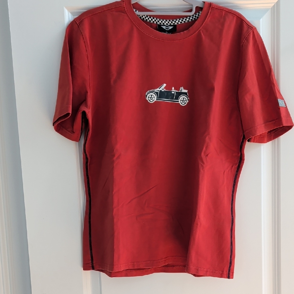 Official MINI Cooper Merchandise Women's Orange Short Sleeve Tee-Never Worn!